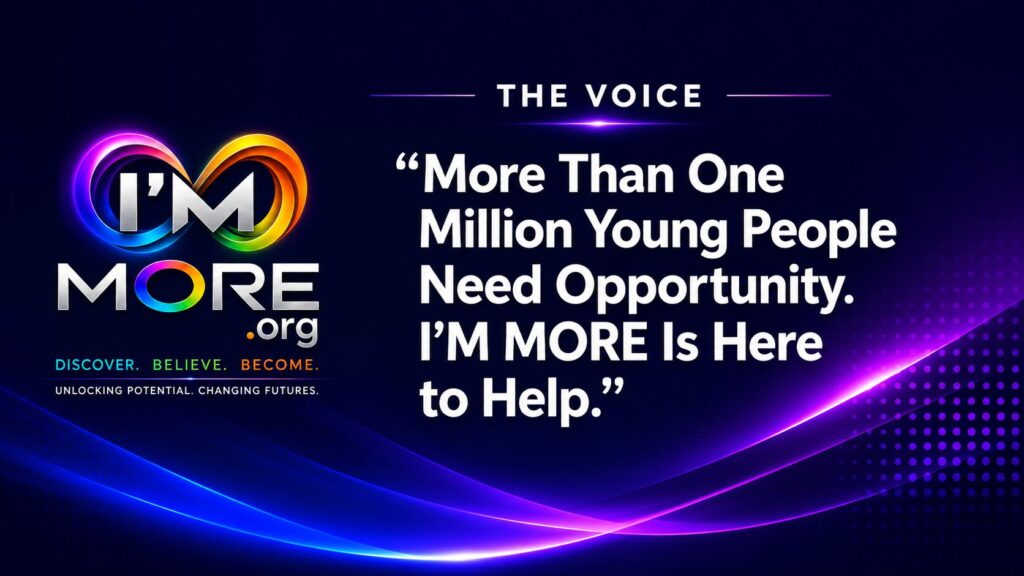 I’M MORE helping young people build confidence, develop skills and create opportunities in the UK