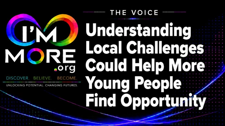 Understanding Local Challenges Could Help More Young People Find Opportunity – I'M MORE feature image highlighting how local employment support, education and community partnerships can improve opportunities for young people.